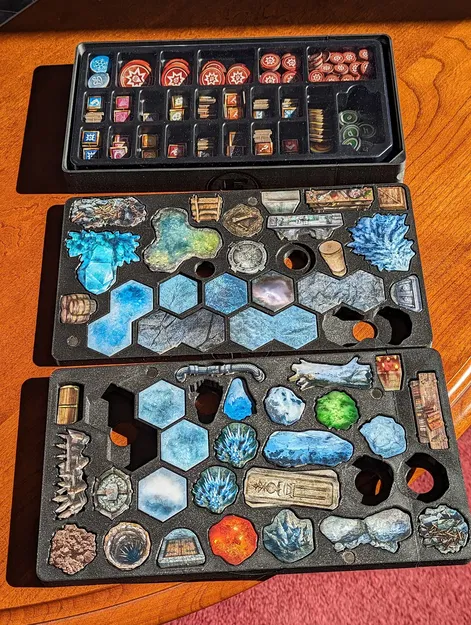 Bộ sắp xếp và khay chứa ô phủ lên Frosthaven - Image 2