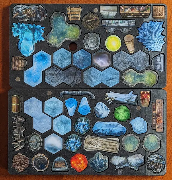 Bộ sắp xếp và khay chứa ô phủ lên Frosthaven - Image 3