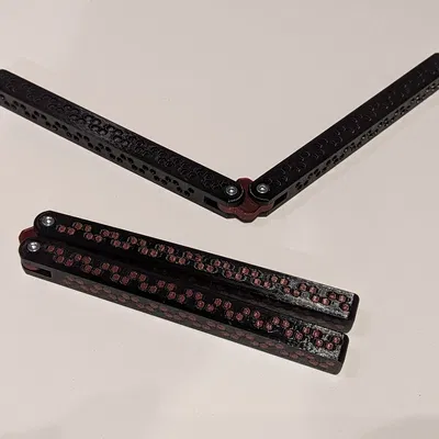 Butterfly No-Knife - Đồ Chơi Fidget Balisong Không Lưỡi