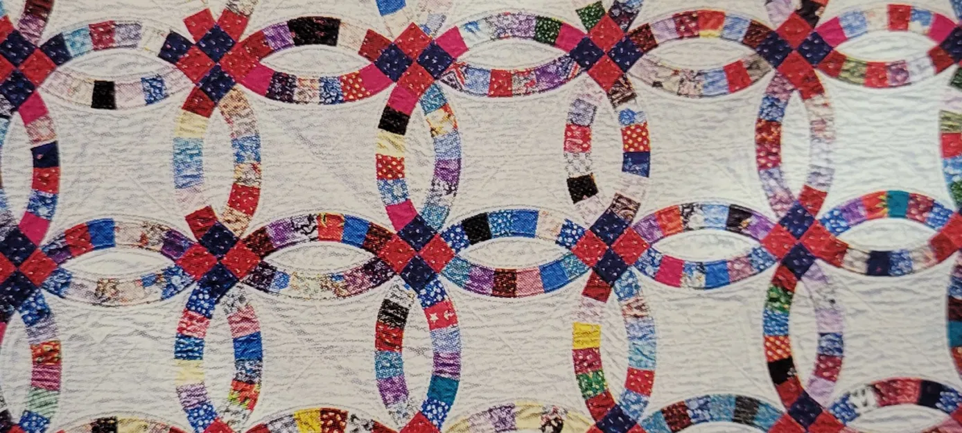 Khuôn Vải Cho Mẫu Chăn "Double Wedding Ring" Cỡ Em Bé - Image 2