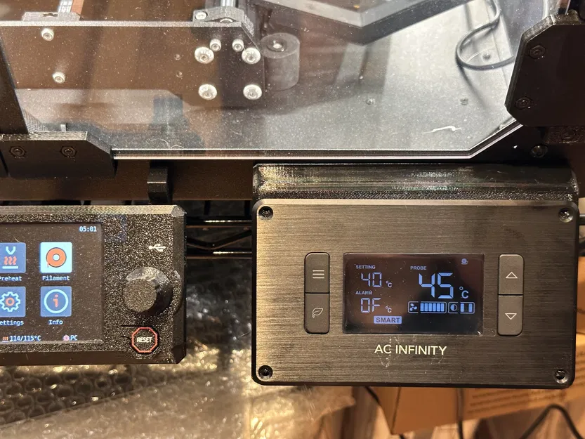 Giá đỡ Bộ điều khiển AC Infinity AIRPLATE T3 AI-APT3 cho Lồng ấp Nguyên bản Prusa - Image 2