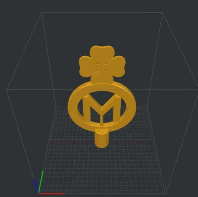 Huy Hiệu Chữ M May Mắn