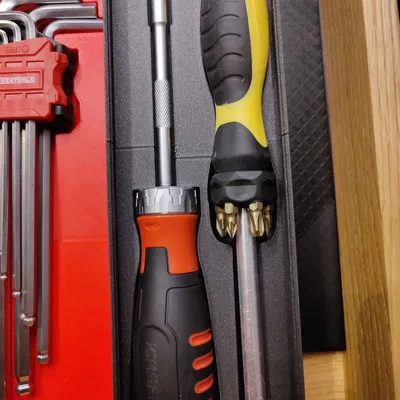 Gridfinity - double screwdriver holder