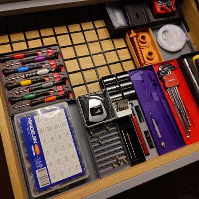 Gridfinity - double screwdriver holder