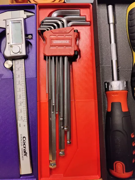 Hộp Gridfinity - Kệ đựng lục giác/cờ lê - Image 1