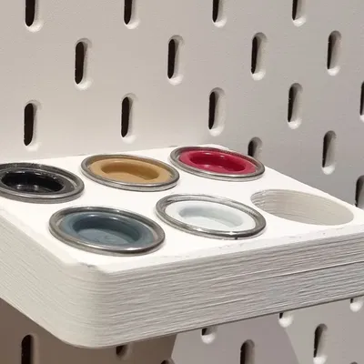 Skadis Revell email paint can holder