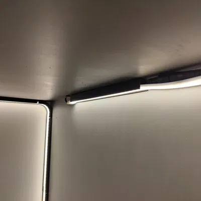 LED strip mount and diffuser