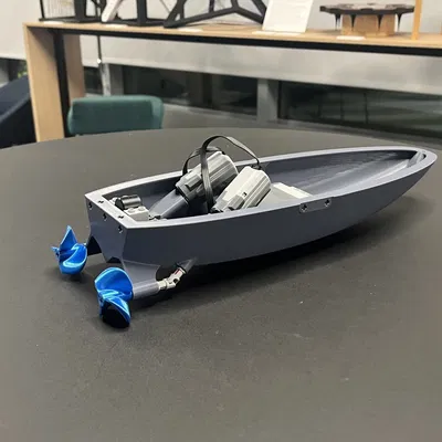 THUYỀN RC - IN 3D KIỂU LEGO