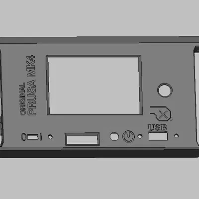 MK4 XLCD Cover cho Mặt Trước Module Prusa Box