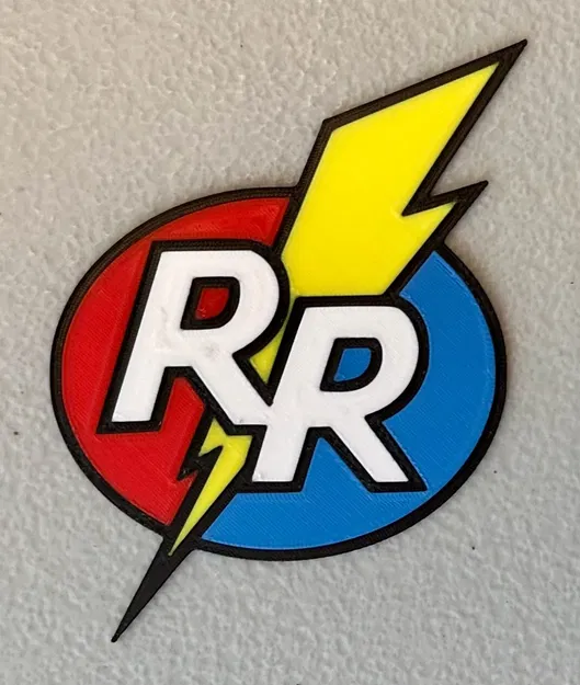 Multicolor Rescue Rangers Logo Magnet - Image 1
