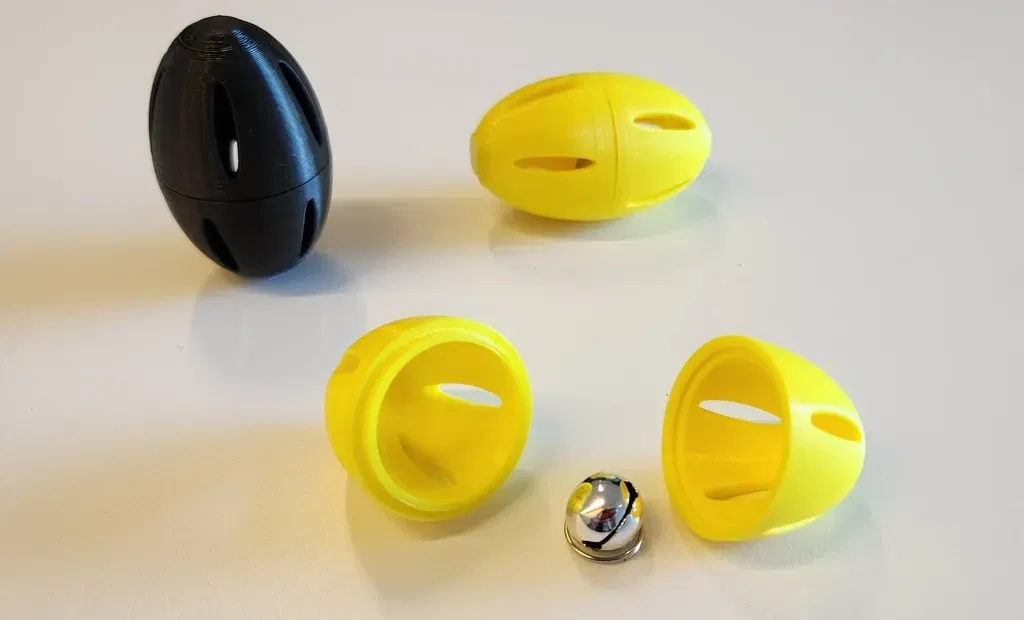 Snap fit cat bell toy - Image 1