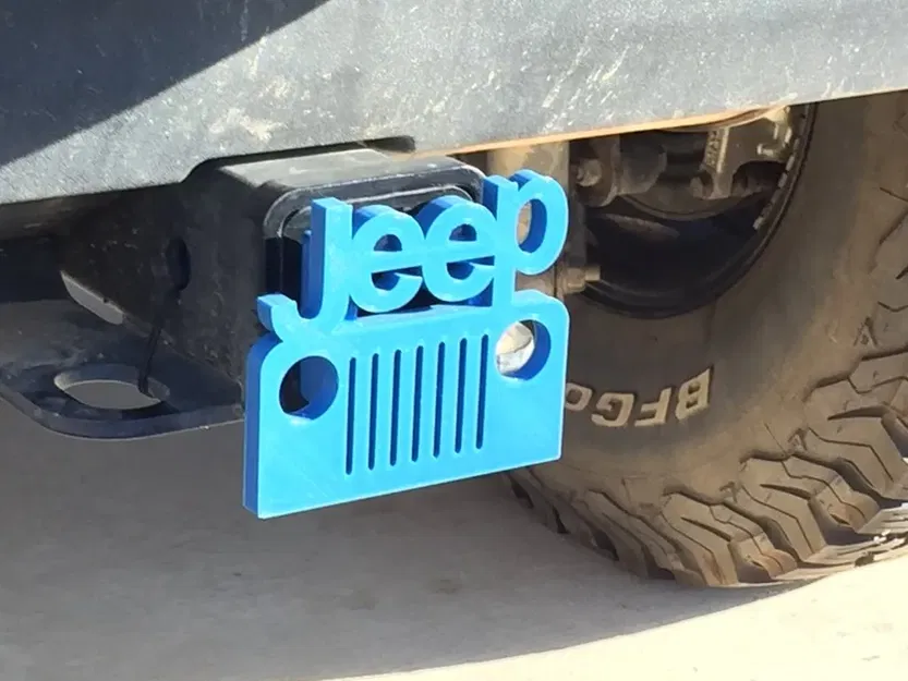 Bao Bọc Đầu Kéo Logo Jeep Cho Xe 2" - Image 1