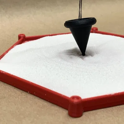 Zen sand garden - pit and pendulum