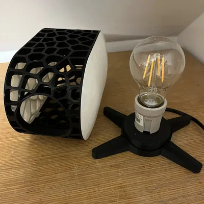 Đèn bàn E27 Phong Cách Voronoi