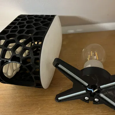 Đèn bàn E27 Phong Cách Voronoi