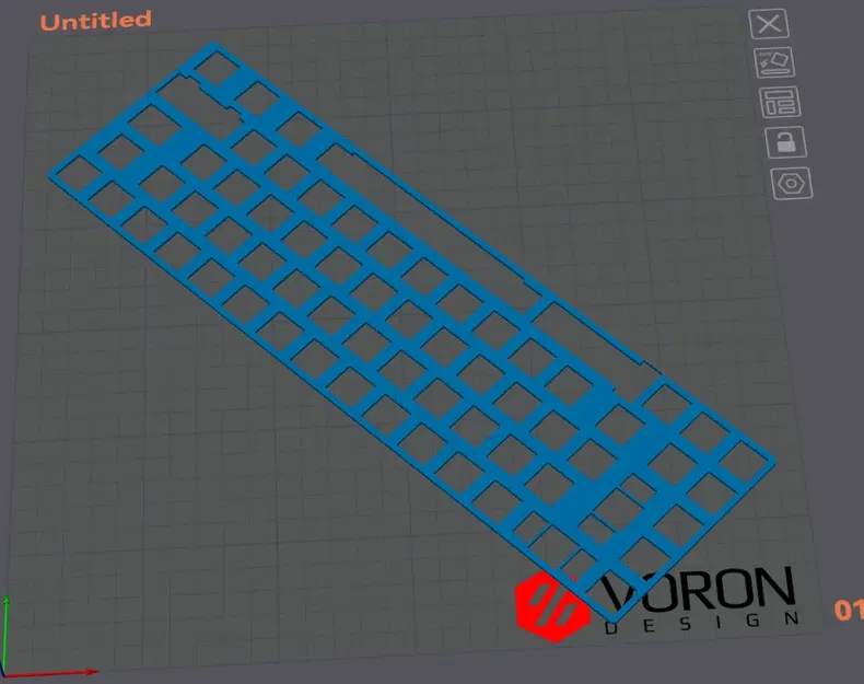 Plate Bàn Phím Bakeneko65 ISO Layout - Image 1