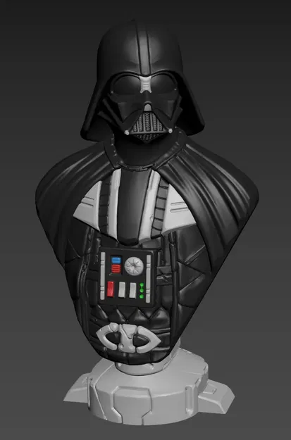 Darth Vador Bust (split for multiple colors) - Image 1