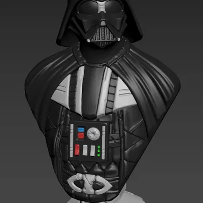 Darth Vador Bust (split for multiple colors)