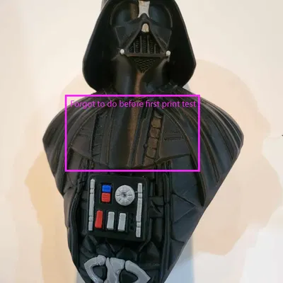 Darth Vador Bust (split for multiple colors)