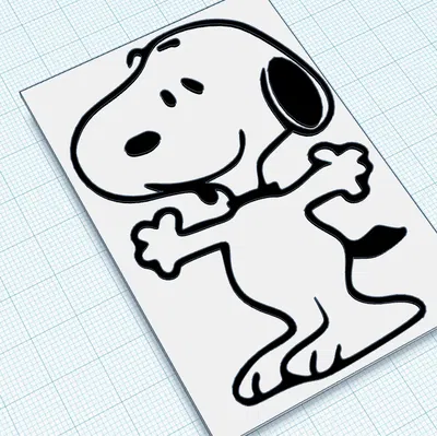 Khuôn Cắt Bánh Quy Hình Snoopy