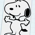 Khuôn Cắt Bánh Quy Hình Snoopy - Thumbnail 2