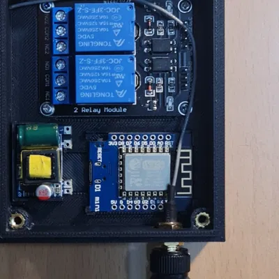 Hộp D1 mini 2 Relay có Anten ngoài