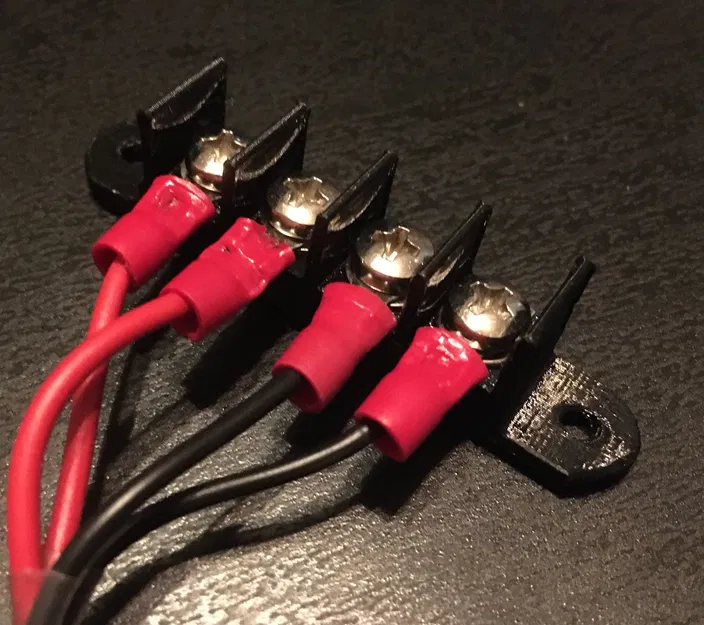 Terminal Block/Wire Connector ( Feat. optional cable relief and bridging  ) - Image 1