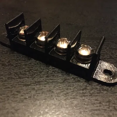 Terminal Block/Wire Connector ( Feat. optional cable relief and bridging  )