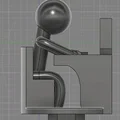 Hình người que ngồi máy tính - Thumbnail 2