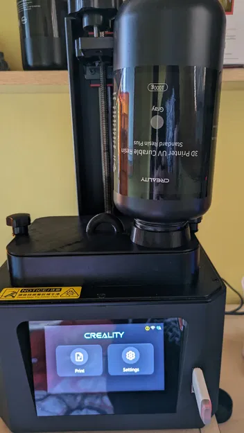 Nắp Che Khay Nhựa Resin Creality Halot ONE và Đế Lót - Image 1