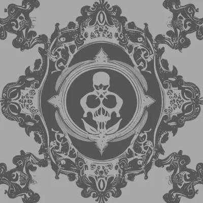 Ornate skull Coin - Tiền xu đầu lâu cách điệu