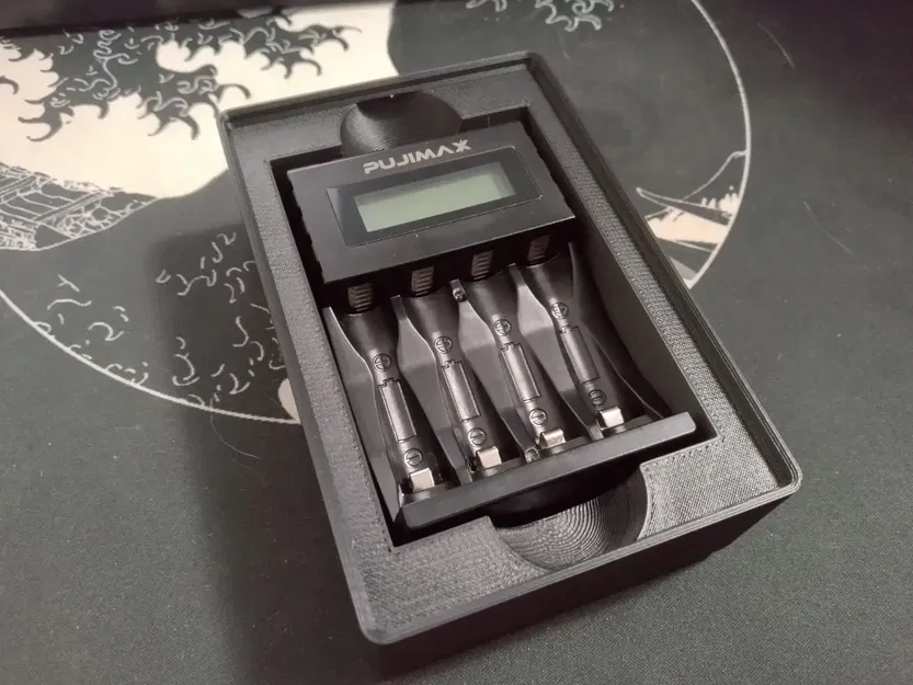 Kệ Sạc Pin Pujimax Gridfinity 2x3 - Image 1