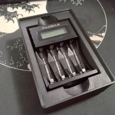 Kệ Sạc Pin Pujimax Gridfinity 2x3