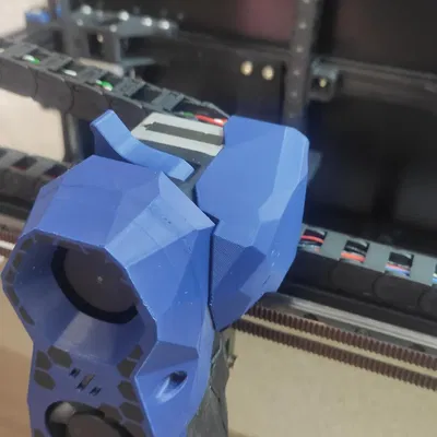 Voron 2.4 Stealthburner với CW1 - Nắp Che Dây Cáp