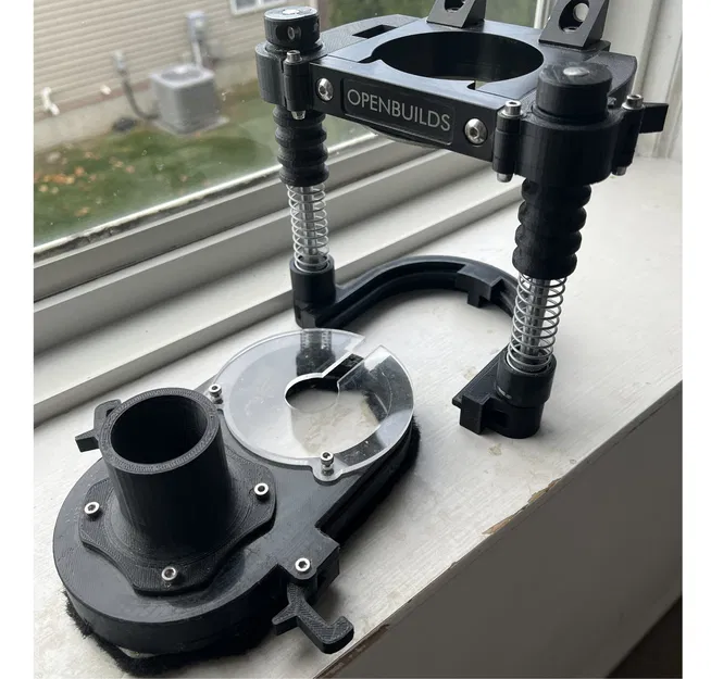 Spring Loaded Variable Height Cnc Dust Shoe for OpenBuilds Cnc. - Image 3