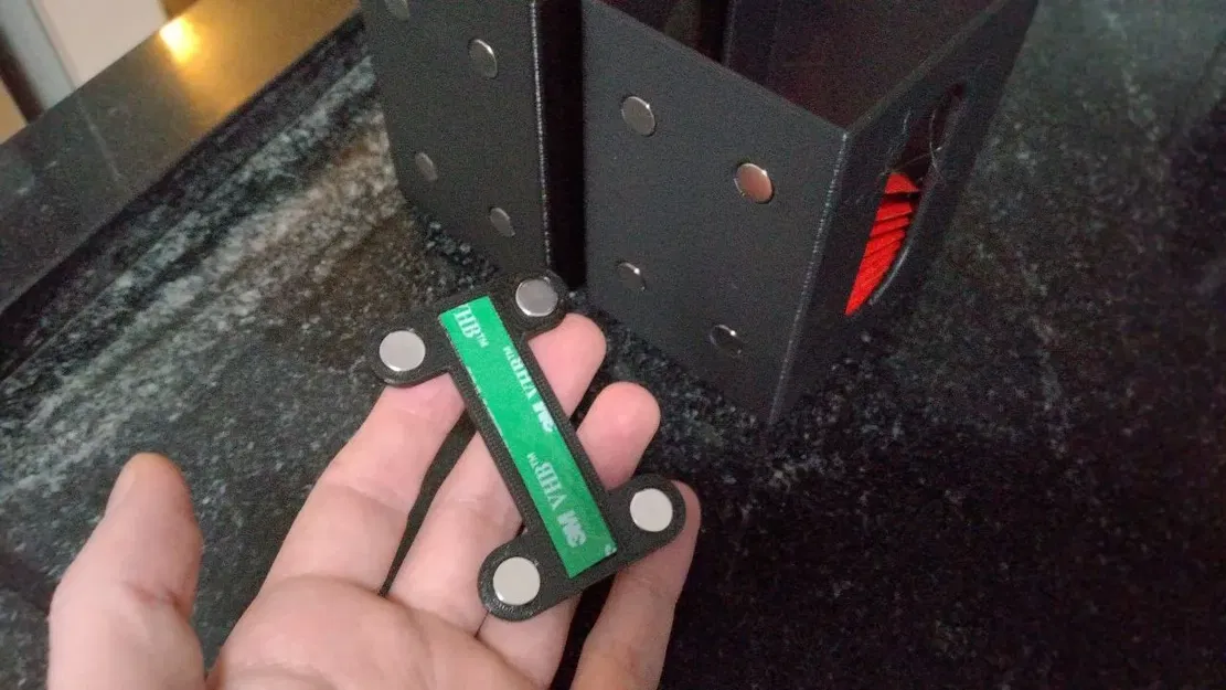 Giá đỡ nam châm cho Hộp đựng túi trà nam châm gắn tủ lạnh - Image 4