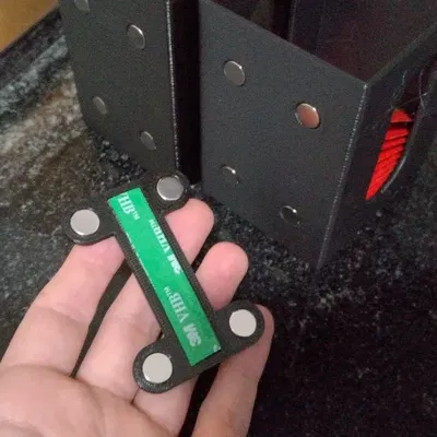 Giá đỡ nam châm cho Hộp đựng túi trà nam châm gắn tủ lạnh