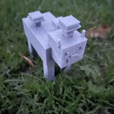 Mô hình Bò Mooshroom Minecraft