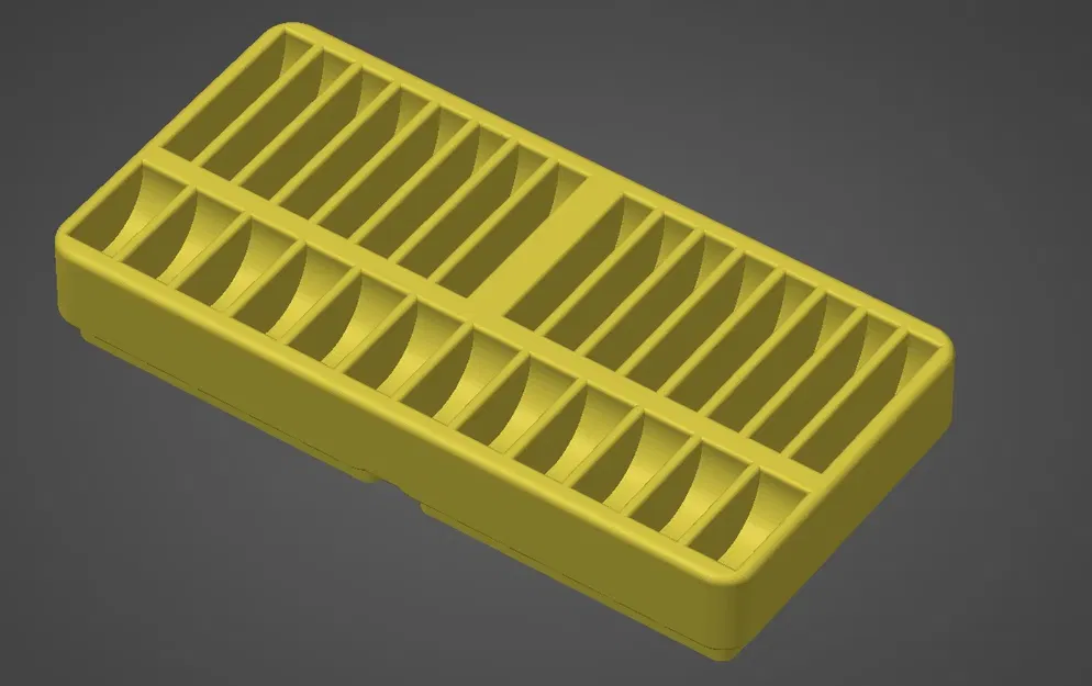 Giá đỡ pin Gridfinity CR2032 và LR44 - Không chữ - Image 1