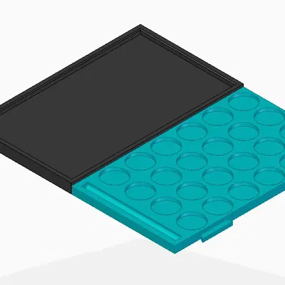 Paint tray and wet palette