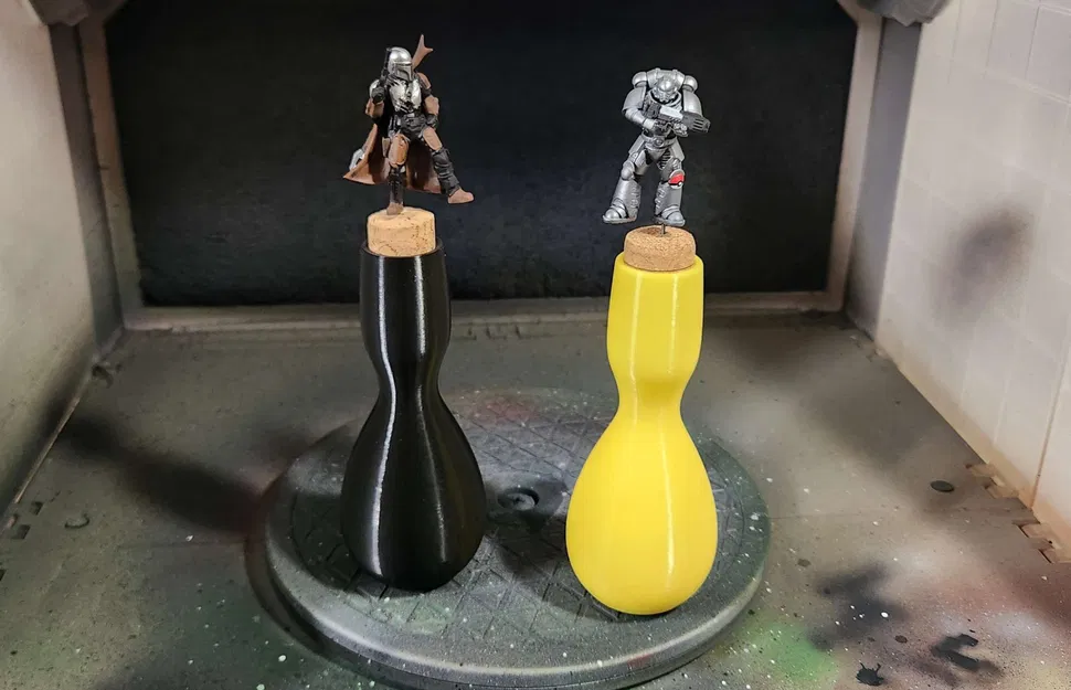 Tay cầm nút bần vẽ mô hình công thái học - Image 1