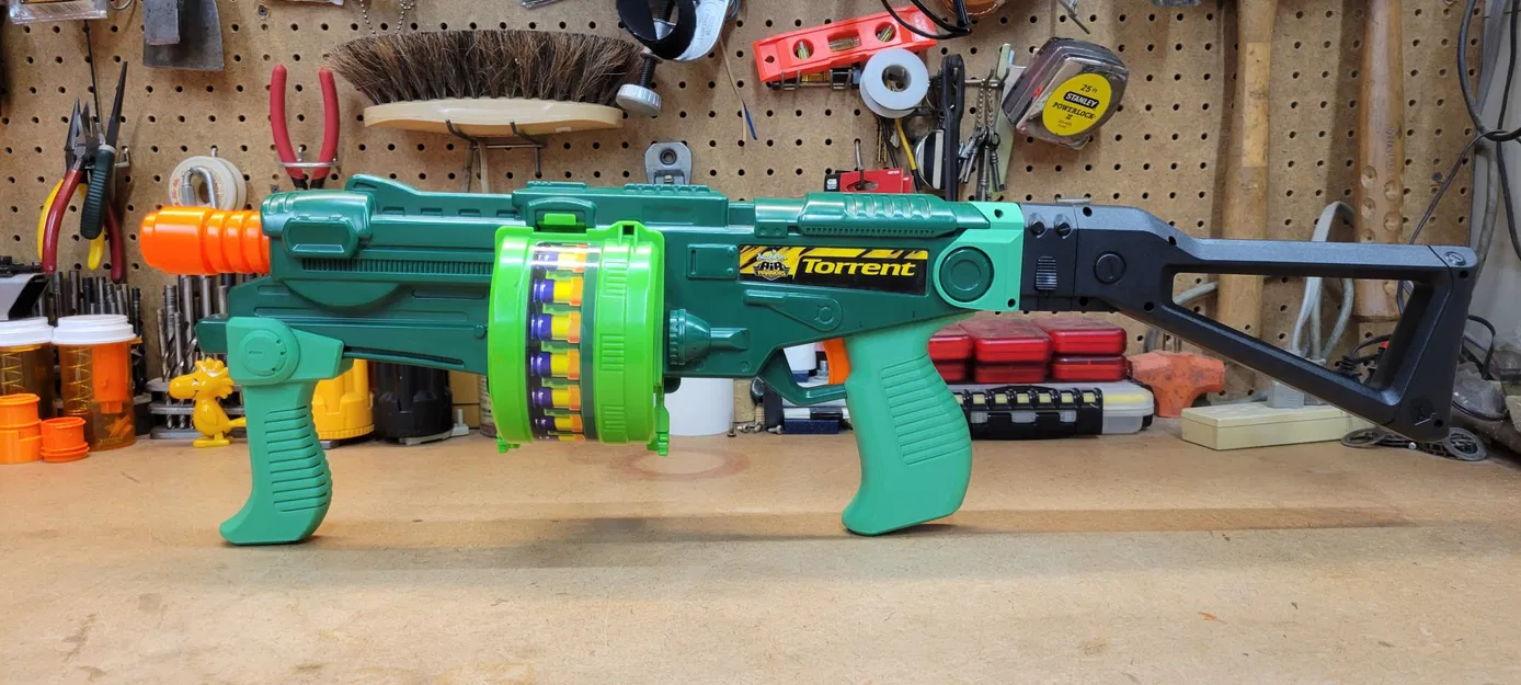 Bộ phận Gắn Stock Kiểu Nerf Cho Buzz Bee Torrent - Image 2