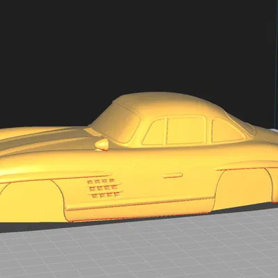 Mô hình Xe Mercedes SL300 cho Máy in 3D