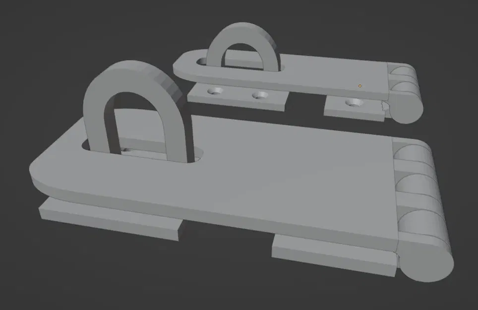 Bản lề khóa cửa - hai kích cỡ - Image 1