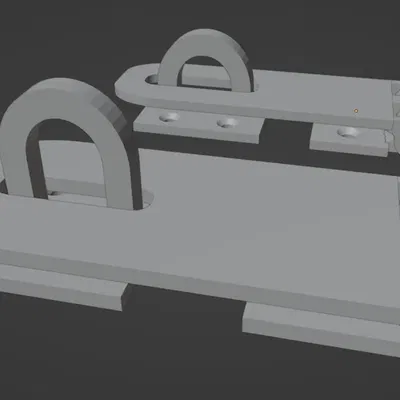 Bản lề khóa cửa - hai kích cỡ