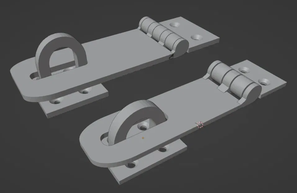 Bản lề khóa cửa - hai kích cỡ - Image 2