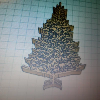 Cây Thông Noel 3D Độc Đáo