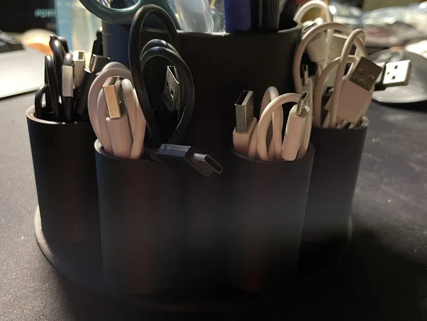 Organizador 4:3D - Kệ Để Bàn Đựng Dây Cáp, Bút Viết - Image 2