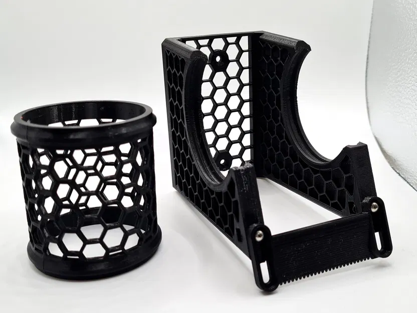 Giá Treo Băng Keo Dán Tường Thiết Kế Tổ Ong - Image 3