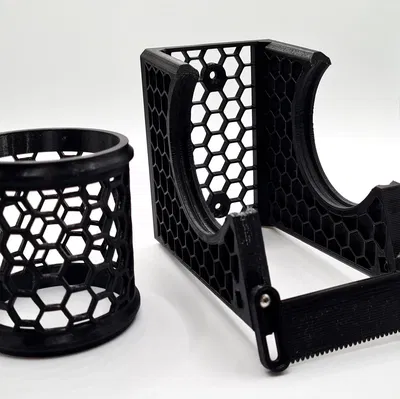 Giá Treo Băng Keo Dán Tường Thiết Kế Tổ Ong